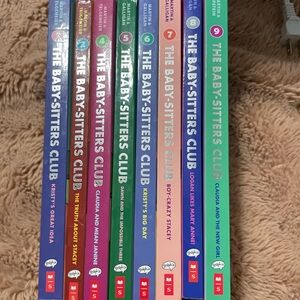 The baby-sitters club books 1-2, 4-9
(Missing #3)